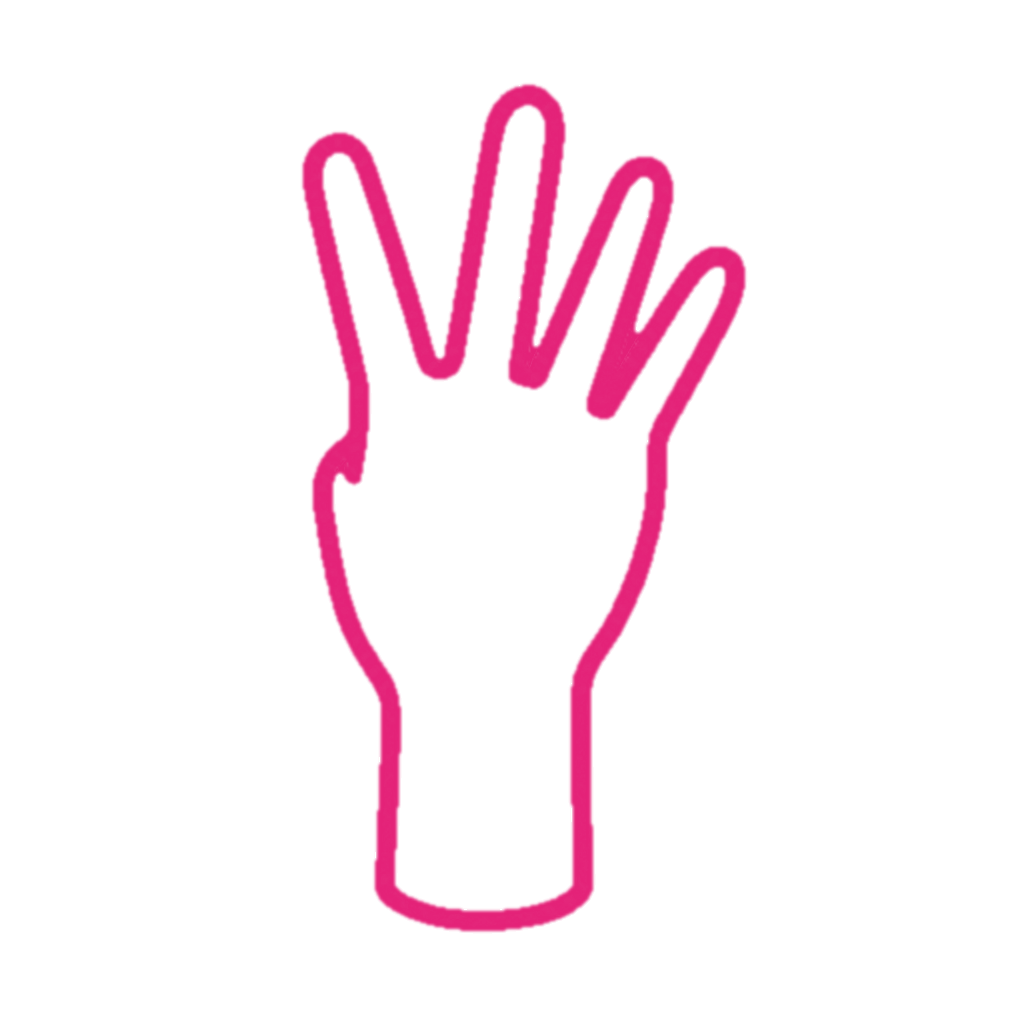 DublTrubl four-finger logo